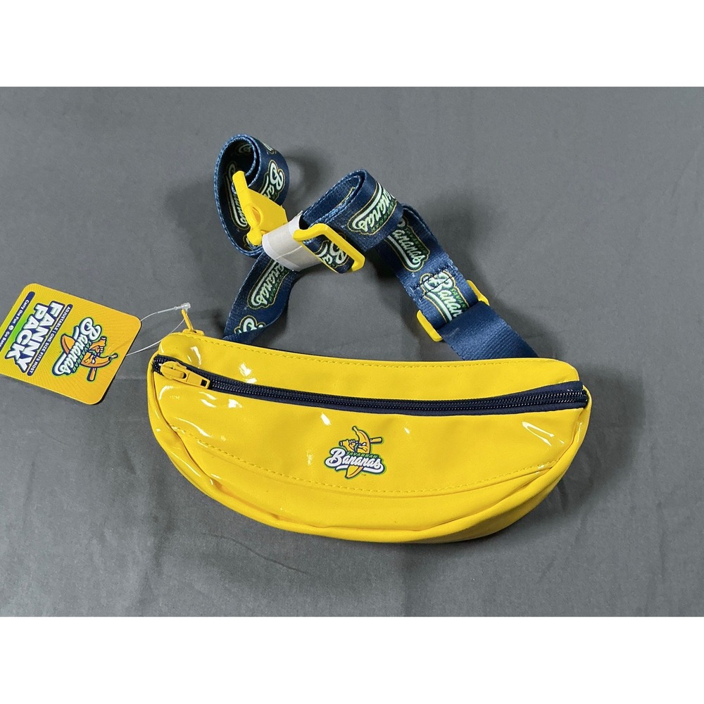 Savannah Bananas Fanny Pack Yellow Banana Adjustable Waist Bag SVB04006 NWT